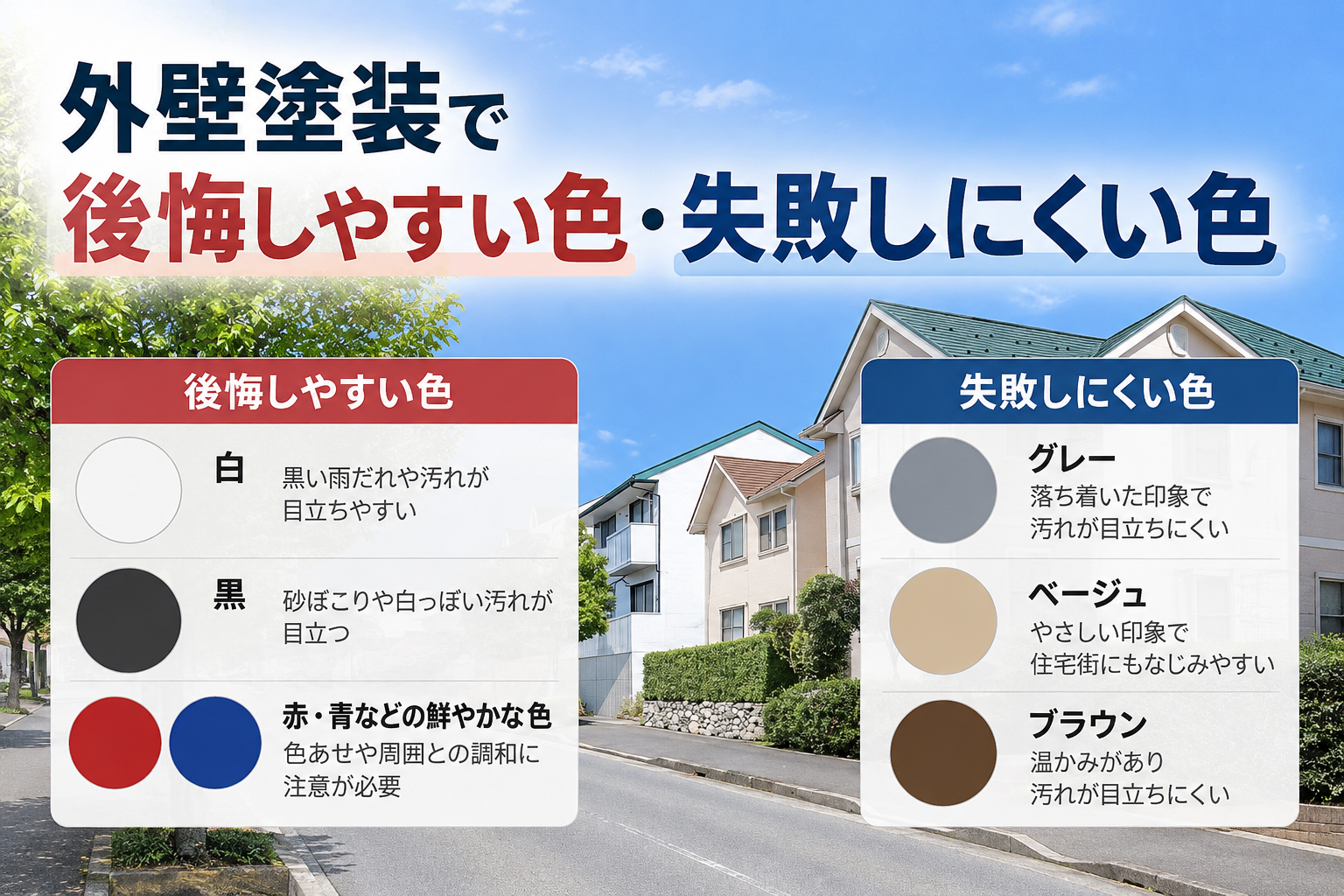 外壁塗装　失敗